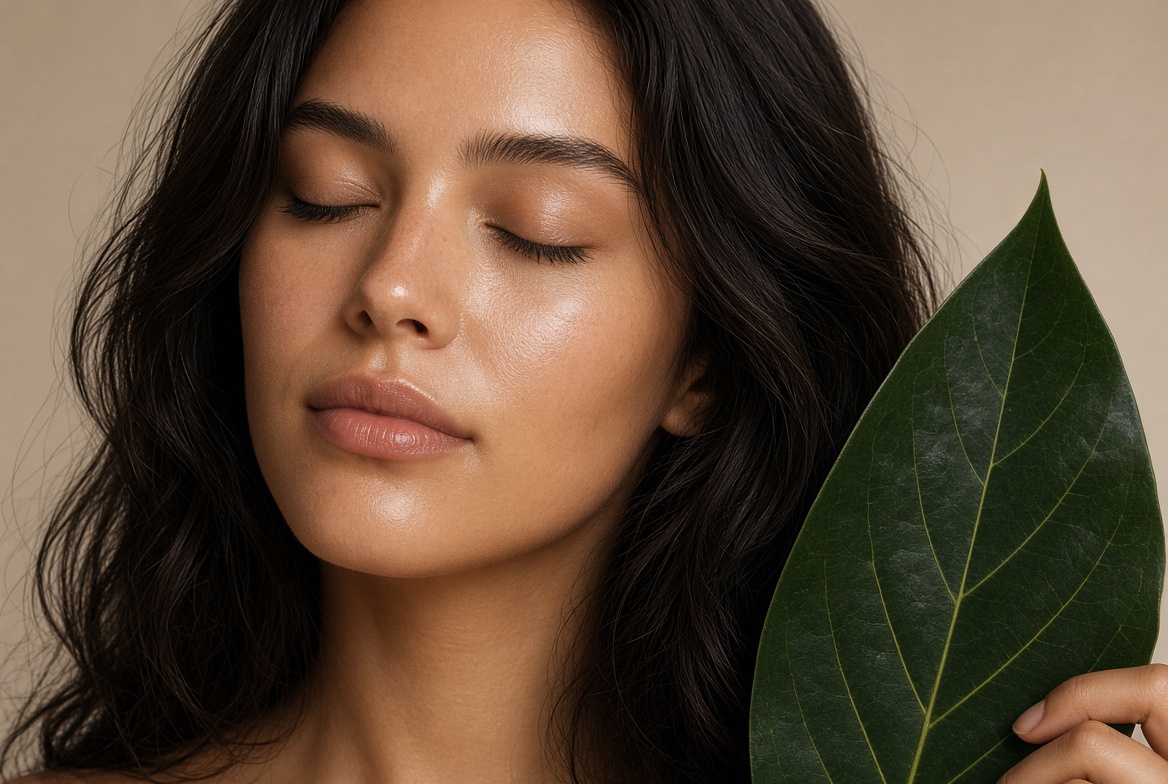Healthy hair and glowing skin